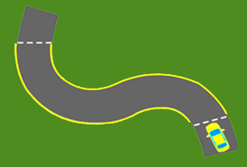 Bài 6. Đi xe qua đường vòng quanh co (chữ S)